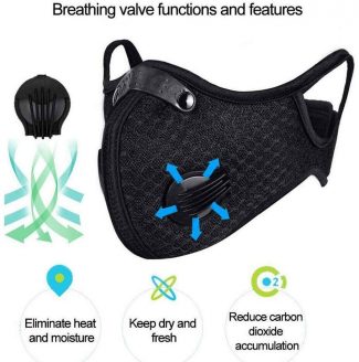 respirador con filtro de carbono